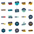 Thankyou 25 Innovative Vector Icons to show your appreciation in a contemporary way