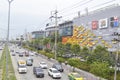 Thanon Nawamin road Street view in Bangkok Thailand Royalty Free Stock Photo