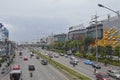 Thanon Nawamin road Street view in Bangkok Thailand Royalty Free Stock Photo