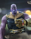 Thanos angry infinity stone avenger marvel toys photography Royalty Free Stock Photo