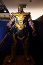 Thanos full armor suit action figure show for promote Avengers endgame