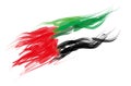 United Arab Emirates UAE flag Royalty Free Stock Photo