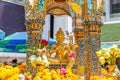 Thao Maha Brahma or Erawan shrine Important and popular places or landmark in Bangkok Royalty Free Stock Photo