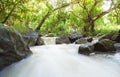 Thao To Waterfall. river background with small waterfalls in tropical forest Royalty Free Stock Photo