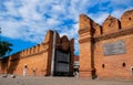 Thapae Gate of Chiang Mai in Thailand. Road, hotel.