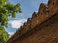 Thapae Gate in the main entrance to old city Chiangmai, Thailand