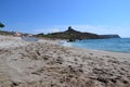 Tharros beach in Sardinia, Italy Royalty Free Stock Photo