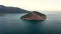 Thasos island and the little island Nisida Kinira, Greece