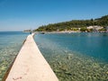 Thasos main port, Limenas Royalty Free Stock Photo