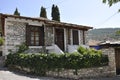 Thassos, August 23th: Traditional House in Theologos Village from Thassos island in Greece Royalty Free Stock Photo