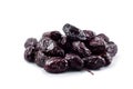 Thassos Throuba olives on white, clipping path