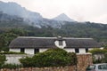 Thatch capetown house Capetown Fires Royalty Free Stock Photo