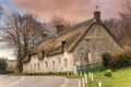 Thatched cottage , Dorset Royalty Free Stock Photo