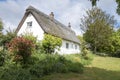 Thatched Cottage in an English Village Royalty Free Stock Photo