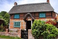 Thatched Cottage on an English Village Street