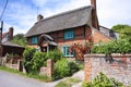 Thatched Cottage on an English Village Street