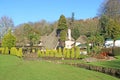 Thatched cottage and Garden in Cockington, Devon Royalty Free Stock Photo