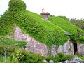 Thatched Cottage on Inis Mor Royalty Free Stock Photo