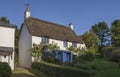 Thatched cottage at Inner Hope, Hope Cove, Devon, England Royalty Free Stock Photo