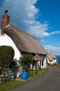 Church Cove Cottages Cornwall Royalty Free Stock Photo