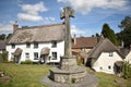 Thatched cottages of Lustleigh, Dartmoor UK