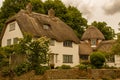 A thatched cottage in the dorset countryside, UK. Royalty Free Stock Photo