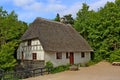 Thatched country cottage, Aarhus, Denmark Royalty Free Stock Photo