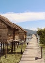 Thatched Hut on a Pier in Gam Islands, Raja Ampat