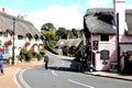 Thatched old village, Shanklin, Isle of Wight, UK Royalty Free Stock Photo