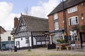 Thatched pub in the market town of Sandbach England