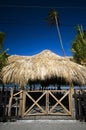 Thatched roof buiilding san juan del sur nicaragua