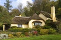 Thatched roof cottage in Selworthy Royalty Free Stock Photo