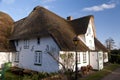 Thatched Roof House on Amrum Royalty Free Stock Photo