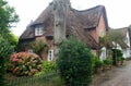 Thatched-roof House on Foehr Island Royalty Free Stock Photo