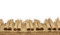 Thatched Roof on white background Royalty Free Stock Photo