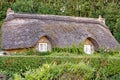 Thatched roof on a thatched cottage at Dunraven - South Wales, United Kingdom