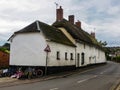 Thatched Roofs in England, State of Devon, Crediton Royalty Free Stock Photo