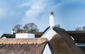 Thatched Roofs of Souter`s Inn Kirkoswald Scotland Royalty Free Stock Photo