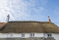 Thatched Stone Cottage Royalty Free Stock Photo