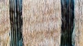 Thatched Straw Wall Royalty Free Stock Photo