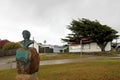 Thatcher Drive monument, Port Stanley, Falkland Islands Royalty Free Stock Photo