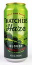 Thatchers Haze Cloudy Somerset Cider Can