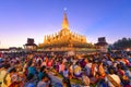 Thatluang festival in Vientiane Lao PDR