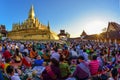 Thatluang festival in Vientiane Lao PDR