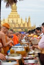 Thatluang festival in Vientiane Lao PDR