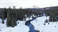 Spring in the mountains of Alaska