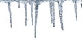 Thawing icicles Royalty Free Stock Photo