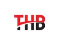 THB Letter Initial Logo Design Vector Illustration Royalty Free Stock Photo