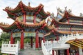 The archictecture of Thean Hou Temple, Kuala Lumpur, Malaysia.