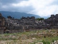 Theater of the ancient city of Tlos Fethiye Royalty Free Stock Photo